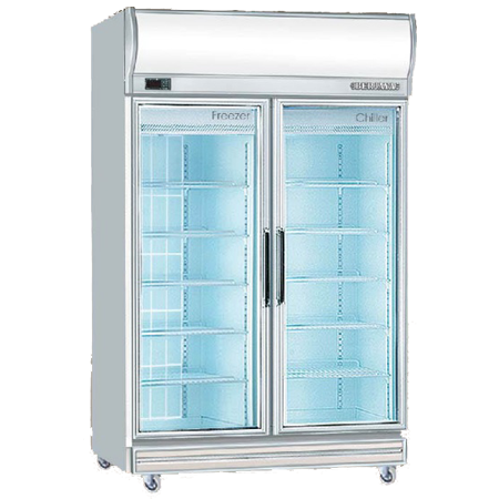 Dual Display Chiller Freezer 2 Door BJ011